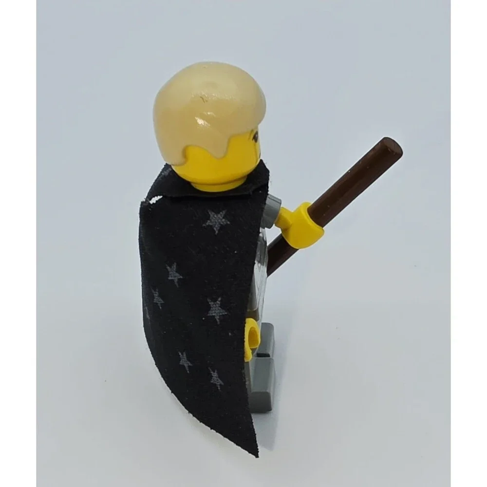LEGO Harry Potter Draco Malfoy Minifigure hp040 Vintage Slytherin Star Cape 2001